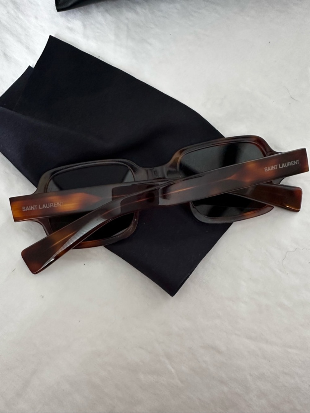 Saint Laurent Square-frame tortoiseshell acetate sunglasses Summer - Picture 5 of 8